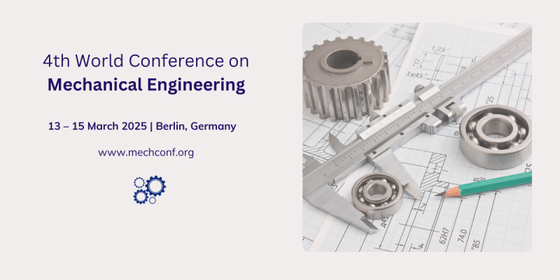 4th World Conference on Mechanical Engineering